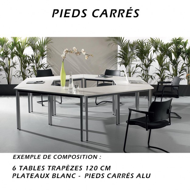 Table de réunion modulaire Reunica | Lemondedubureau